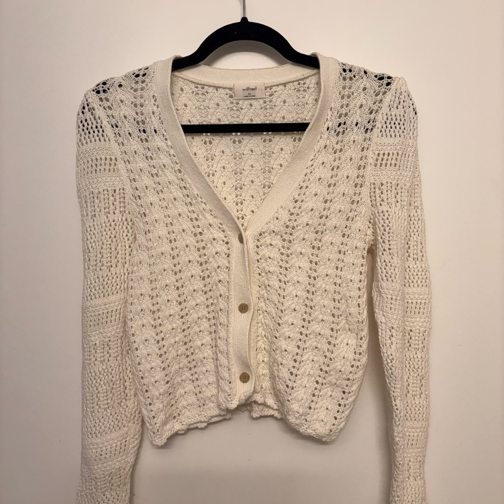 Women's Cream Knit Sweater